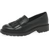 Clarks Orinoco2Loafer Womens Blk HiShine Lea, 4