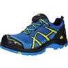 Haix Black Eagle Safety 40.1 Low/Blue-Citrus - Scarpe antinfortunistiche dal look moderno e sportivo, colore: blu, verde, Blu (Blu/verde), 44 EU