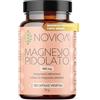 NOVIQA Magnesio Pidolato 980mg, 120 Capsule, Integratore Magnesio Organico Naturale ad Alta Biodisponibilità per Muscoli, Made in Italy