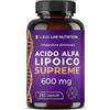 L.E.O LAB Acido Alfa Lipoico 600mg 210 Capsule ad Alto Dosaggio (7 Mesi di Scorta) - Contribuisce alla Protezione delle Cellule dallo Stress Ossidativo