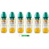 Beni Culinari 6 x Coccolino Profumo per Bucato Elixir Bouquet Estivo - Profumo liquido per il bucato - Arricchito con oli essenziali 342 ml + portachiavi Beni Culinari