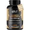 PARAFARMACIA, ORGANIC VITAMINS & FOOD MAGNESIO BISGLICINATO PURO 180 Capsule da 450 mg | 3 Mesi di Integrazione | Supporto per Muscoli e Sonno Integratori Stanchezza Puro Alta Biodisponibilità Vegano