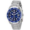 Invicta Pro Diver - Orologio da Donna in Acciaio Inossidabile con Movimento al Quarzo - 38 mm, Argento/Blu