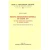 Storia e Letteratura Nuova traduzione metrica di Iliade, XIV da una miscellanea umanistica di Agnolo Manetti