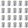 Sylkeov Set di mini luci a LED, lampade a LED alimentate a batteria per fai da te, decorazione della casa delle bambole, progetti in miniatura ed eventi, per creazioni personalizzate (20, bianco caldo)