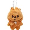 Generic Stays Fans Peluche Figure SKZ 10 cm Portachiavi 3 ° Fan Meeting Bambola con Mantello Staccabile Vestiti (Hanquokka)