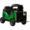 Garvee Muletto Elettrico per Bambini 12V, con Forche Regolabili, Verde