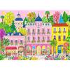 DKijoys Summer City Jigsaw Puzzle da 1000 pezzi per adulti Colorful Buildings Flowers Trees Puzzle per adulti 1000 pezzi