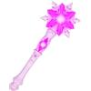 Niumowang Bacchetta Magica Bambina, Bacchetta luminosa con fiocco di neve, Bacchetta Magica Principessa, bacchetta luminosa a LED con suono, Bacchetta Magica Fata, per I Bambini Bomboniere (Rosa)