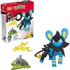 Mega Brands Mega Construx Pokémon Luxio, con 67 Mattoncini da Costruzione, Giocattolo per Bambini 6+ Anni, GMD36