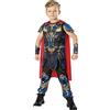 Rubie's Costume Thor Deluxe Love And Thunder per ragazzi, Top musculoso con dettagli, pantaloni, mantello e guanti, Oficiale Marvel per halloween, carnevale e cumpleanni, L, 301361-l