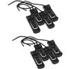 TOVINANNA Clip per Pinna Facile Montaggio in PVC e Nailon da Paddleboard 8 Pezzi e Stabilità Migliorata per attività Acquatiche All'aperto su Tavole da Surf e SUP