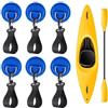 ccuzs Clip Paddle Kayak, Patch e Gancio di Corda 6X Fissaggio rapido Patch
