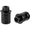 NUEAYMS Conversione testa sedile 12/15 mm a 9 mm perno passante rapido rilascio adattatore mozzo bicicletta parte forcella adattatori