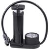 MUELODSIC Pompa Pavimento Alta Pressione Mini Portatile con Manometro per Bici | Lega di Alluminio Nera, Ugelli 2 in 1 Usa e Francese, Viaggio Colore Casuale