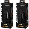Continental 0101624 GP 5000 700x25C - Pneumatico pieghevole per bici da strada, 2 pezzi, nero