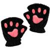 Generic Guanti riscaldati USB in peluche a forma di animale | Guanti scaldamani USB per sport invernali ciclismo sci computer alpinismo