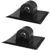HAPINARY 2 Pezzi Staffa di Montaggio per Motore Barca Kayak , Clip Supporto | Installazione Facile, Superfici Orizzontali o Verticali, Ambiente Marino