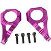 RichVibe Attacco Diretto Stelo per Forcelle Dual Crown DH MTB per Surron per Light Bee per Dirt per Bike Barra 31.8mm per CNC 6061 Lega di Alluminio Viola per Arancione