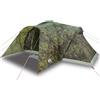 SYDE Tenda da campeggio familiare Igloo per 6 persone, blu, impermeabile