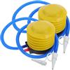 COOPHYA Pompa Pedale per Gonfiabili Balloon Pump, Gonfiatore Plastico Portatile | Air Pump Portatile, Pompa Aria Pedale, per Exercise Yoga Ball e Balloons