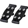 Generic Ice Grips - 2 pezzi 5 denti antiscivolo regolabile ramponi | Scarpa Ice Grips, Stivali da neve Ramponi Per Uomo Donna Outdoor Inverno Escursionismo Arrampicata Pesca Alpinismo