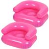 Ginwrek 2 sedie gonfiabili in PVC ermetico per campeggio spiaggia