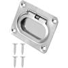 Kisangel Maniglia in Acciaio Inox Argento per Kayak e Canoa | Finitura Liscia senza Bave, Lavorazione Precisa, Profilo Creativo, Accessorio per Yacht e Barche