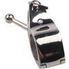 RichVibe Morsetto per tubi incernierato in acciaio inox, supporto per parasole lucido per tenda da sole Bimini Top e barca, raccordo per yacht, adatto per tubi da 22 mm e 25 mm
