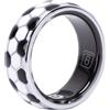 Jectse Anello Intelligente per Donne e Uomini, Fitness Tracker Resistente | Modalità Multi Sport Anello Fitness Stile Calcio per IOS per Android, Batteria Ricaricabile da 18 MAh, Ricarica Rapida