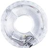 GLEAVI Bike Wheel Light Luce Ruota per Bicicletta Ricaricabile 300mah 12 Luci RGB in Plastica Bianco per Bici, Sport e