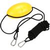 RichVibe Boa di ancoraggio da pesca da 9,8 m con corda in nylon rinforzato, palla di ancoraggio in PVC per kayak, canoa, barca a vela, per marina compatta per stabilizzatore