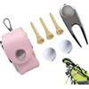 Bvizyelck Custodia per palline da golf, da golf Mini sportivi Porta maglietta