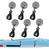 Generico Porta del paddle in kayak, clip pagaia in kayak 6x Fissaggio rapido patch | Fibbia fissa marina, forniture di rigging per barca per canoa, zattera, barca