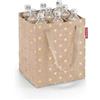 reisenthel bottlebag twist silver - 9 scomparti, facile riciclaggio delle bottiglie, cinghie di trasporto
