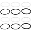 SEASJHBAY Set di 12 distanziatori per pedivella da 24 mm, distanziatori per cuscinetto interno in alluminio e acciaio inox, guarnizione per cuscinetto interno della bicicletta, per BB86, BB91, BB92, BB30, PF30