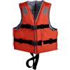Generic Giacca sportiva salvavita per adulti, per attività all'aperto, canottaggio, nuoto, attrezzatura per attività all'aperto, fitness, gilet per adulti (rosso, L)