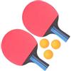 NESTINGHO 2 Pezzi Set Racchetta Tennis Tavolo Penhold con 3 Palline