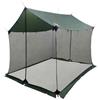 SYDE Tenda da campeggio con pareti in rete, verde militare | Altezza regolabile, da appendere agli alberi, protezione UV e pioggia, porta con cerniera, pareti arrotolabili
