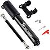 Pubiao Pompe per Bici 100 PSI Mini Pompa per Pneumatici per Bicicletta in Lega Portatile Valvola Universale Presta e Schrader per Pompa a Sfera per Bici da Strada