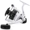 TiCA EZI Cast EC2500, Mulinello da Pesca, Bianco, Nero, 5.2