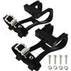 KAILIKETIY Cestello per estremità Pedale Bici Cinghie, Set 1 Nero