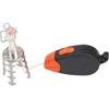 Generic Esca da pesca Retriever 30 metri corda in acciaio inox Grabber per esche perse bloccate negli alberi, detriti fondo acqua dolce e salata, portatile, 11 cm