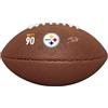 FANMATS Pallone da calcio NFL Pittsburgh Steelers TJ Watt Player Edition in pelle, 13,34 x 13,34 x 20,3 cm, materiale in pelle composita, logo della squadra inciso