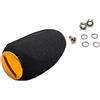 RichVibe Manopola per mulinello da pesca in EVA per Daiwa Shimano, impugnatura resistente all'acqua salata con guarnizione per cuscinetto per albero da 26,5-27,5 mm, 1 set di accessori