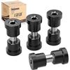 10L0L Kit boccola Molla a Balestra Posteriore per Carrello da Golf per EZGO Txt/Medalist 1994+, Club Car DS 1992-up, 8 boccole 4 distanziatori in Metallo