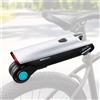 YISHENX Kit di Conversione per E-Bike, Kit di Assistenza per Bicicletta | Batteria 180 Wh, Con Controllo Tramite App, Luce LED, Compatibile Con Reggisella Rotondi Da 27,2-31,6 Mm