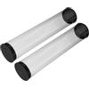 FRCOLOR 2 Pezzi Contenitore Trasparente Cilindrico in Pvc per 5 Palline da Golf, Portatile con Maneggevolezza Delicata, per Driving Range e Viaggi