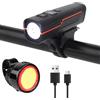 AXFEE Luci Bici Anteriori & Posteriori, 5 modalità Luminosità, 5000mAh