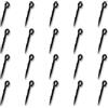NUEAYMS 20Pcs Esche Punture Boilies Pin Spikes Attrezzatura Da Pesca Vermi Mais Capelli Carpe Feeder Metallo Esche Spikes Gancio Carpe Gancio